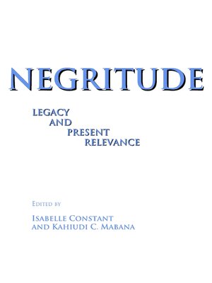 cover image of Negritude
